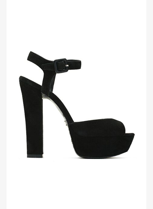 Nıfty Süet 14 Cm Platform Topuklu Ayakkabı - Görsel 2