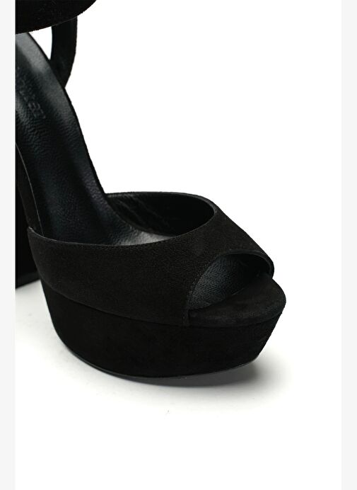 Nıfty Süet 14 Cm Platform Topuklu Ayakkabı - Görsel 4