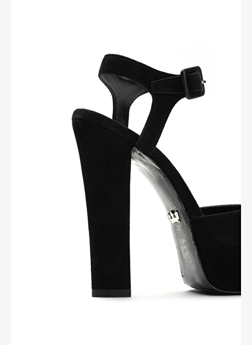 Nıfty Süet 14 Cm Platform Topuklu Ayakkabı - Görsel 5