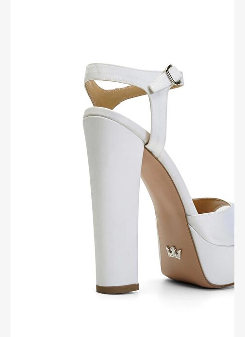 Nıfty Saten 14 Cm Platform Topuklu Ayakkabı - Görsel 4