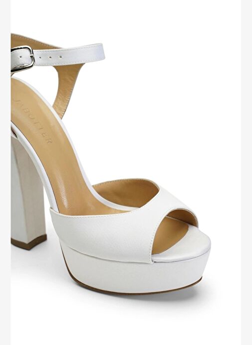 Nıfty Saten 14 Cm Platform Topuklu Ayakkabı - Görsel 5