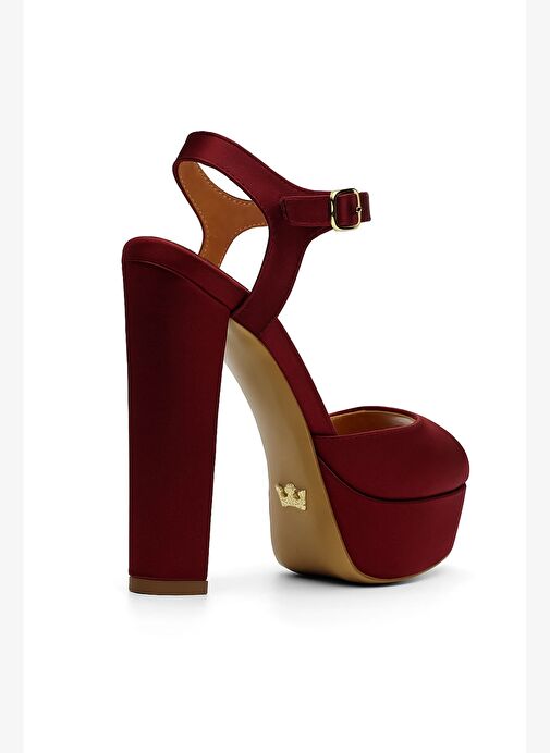 Nıfty Saten 14 Cm Platform Topuklu Ayakkabı - Görsel 3