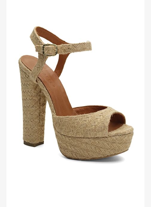 Nıfty Jüt 14 Cm Platform Topuklu Ayakkabı - Görsel 4