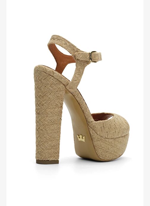 Nıfty Jüt 14 Cm Platform Topuklu Ayakkabı - Görsel 5