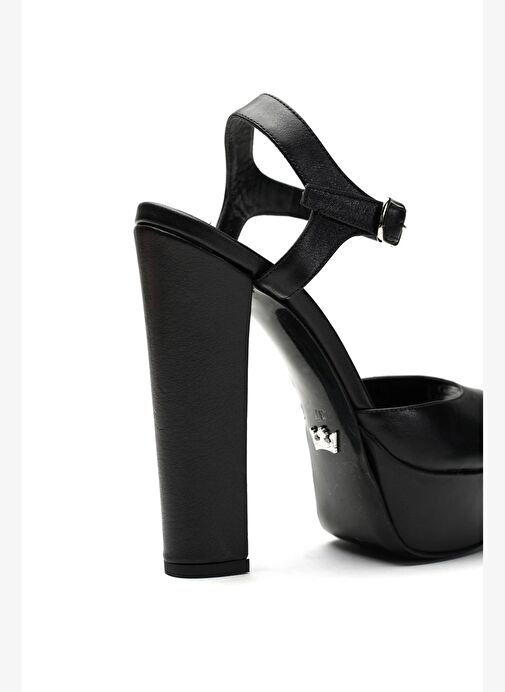Nıfty Deri 14 Cm Platform Topuklu Ayakkabı - Görsel 5