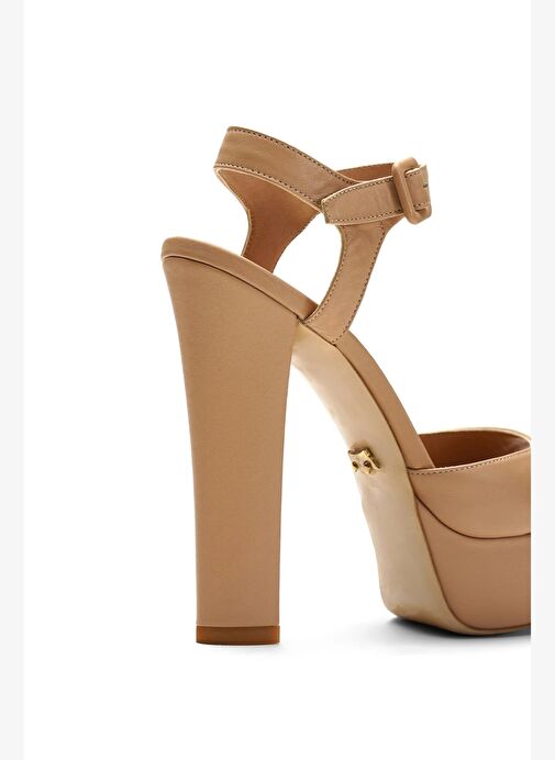 Nıfty Deri 14 Cm Platform Topuklu Ayakkabı - Görsel 5