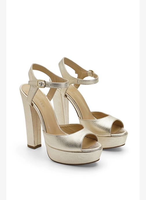 Nıfty Deri 14 Cm Platform Topuklu Ayakkabı - Görsel 3