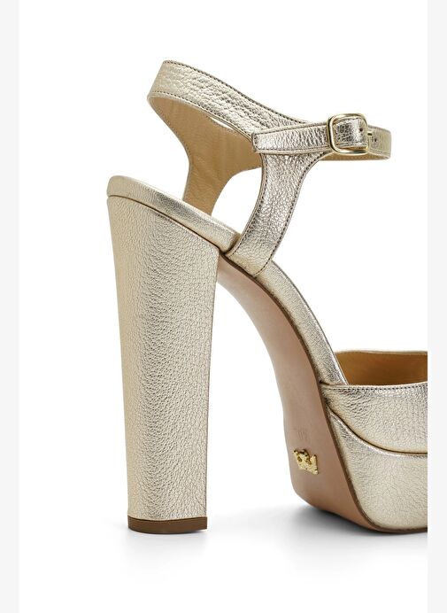 Nıfty Deri 14 Cm Platform Topuklu Ayakkabı - Görsel 4