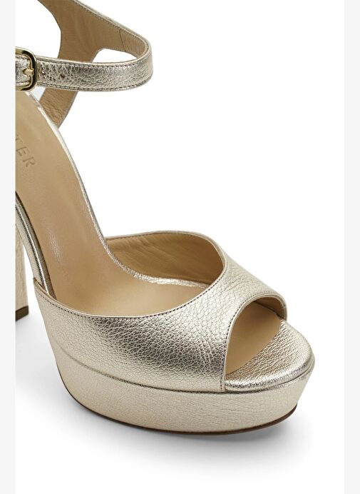 Nıfty Deri 14 Cm Platform Topuklu Ayakkabı - Görsel 5