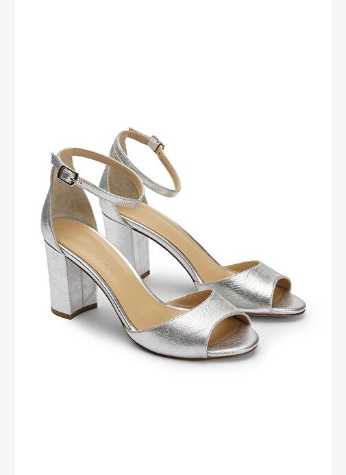 Nicy Deri 8 Cm Topuklu Ayakkabı - Görsel 3