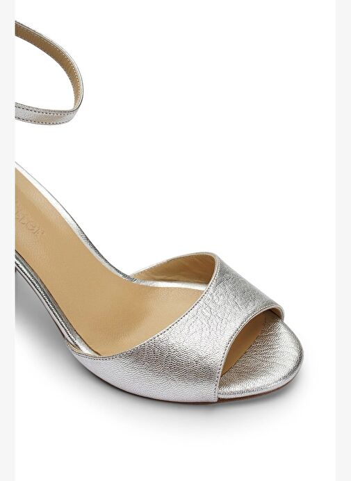 Nicy Deri 8 Cm Topuklu Ayakkabı - Görsel 4