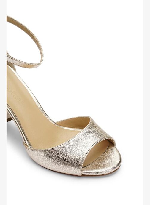 Nicy Deri 8 Cm Topuklu Ayakkabı - Görsel 4