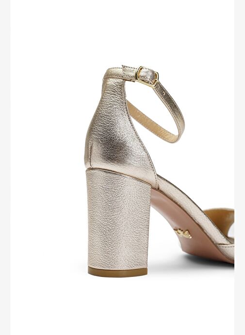 Nicy Deri 8 Cm Topuklu Ayakkabı - Görsel 5