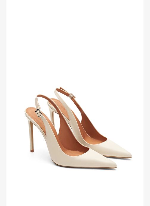 Orleans Deri 10 Cm Stiletto - Görsel 3