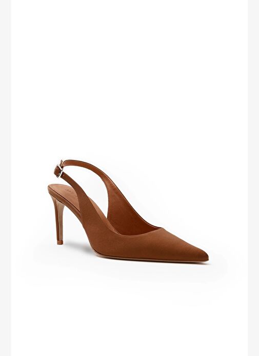 Palermo Saten 8 Cm Stiletto - Görsel 3