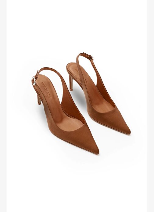 Palermo Saten 8 Cm Stiletto - Görsel 4