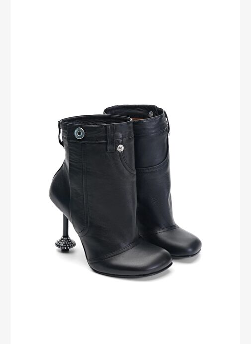 Pıenza Deri 10 Cm Topuklu Bot - Görsel 3