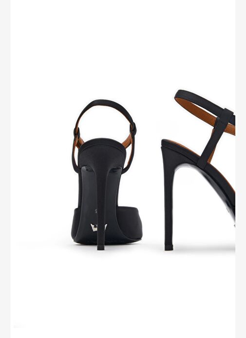 Roma Saten 10 Cm Topuklu Ayakkabı - Görsel 6