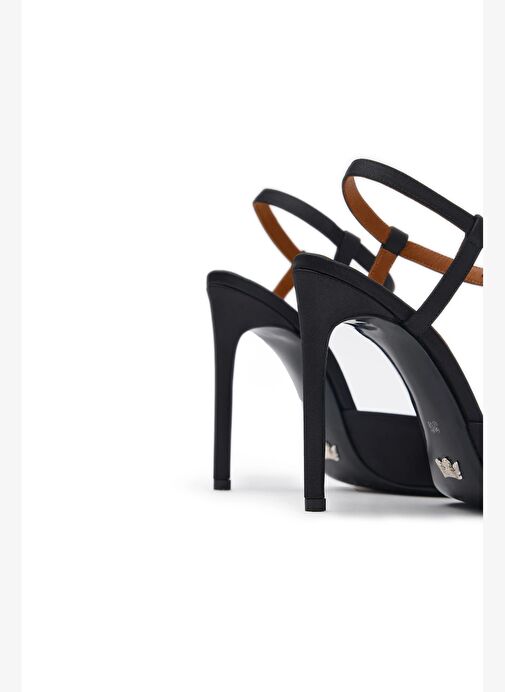 Roma Saten 10 Cm Topuklu Ayakkabı - Görsel 7