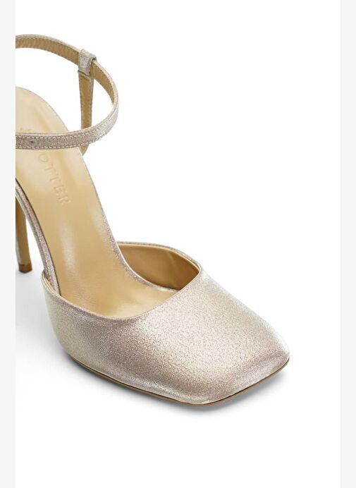 Roma Simli 10 Cm Topuklu Ayakkabı - Görsel 4