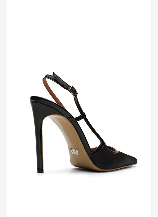Santorını Saten 10 Cm Stiletto - Görsel 5