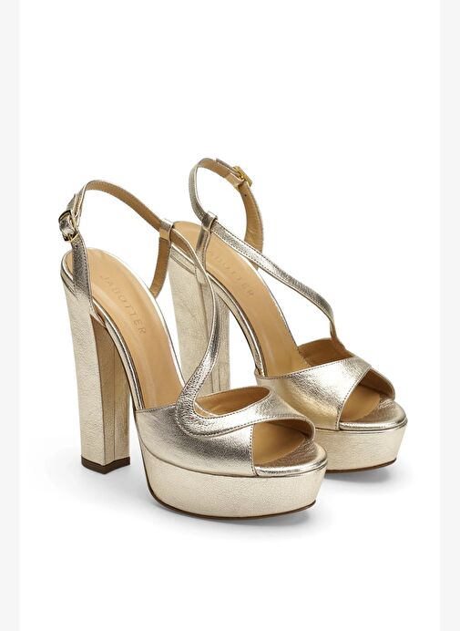 Sheila Deri 14 Cm Platform Topuklu Ayakkabı - Görsel 3