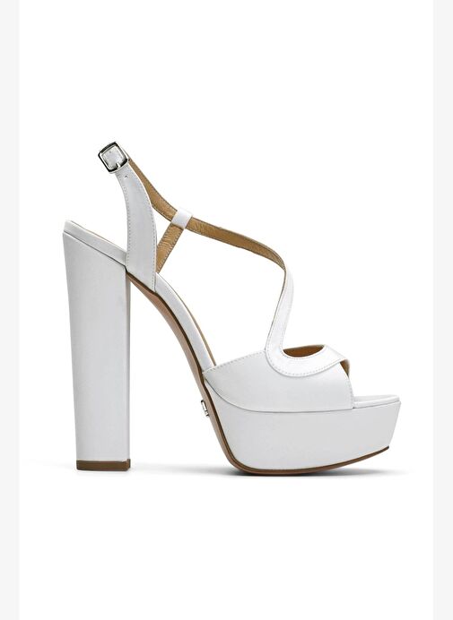 Sheila Saten 14 Cm Platform Topuklu Ayakkabı - Görsel 2