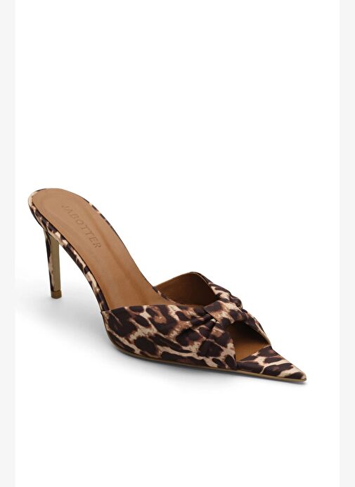 Sydney Saten 8 Cm Topuklu Terlik - Görsel 3