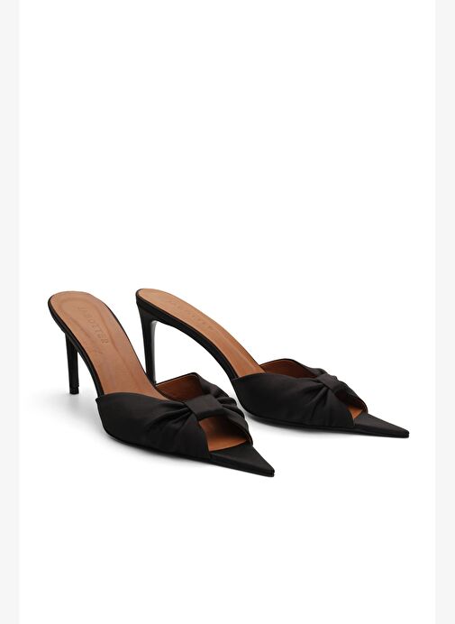 Sydney Saten 8 Cm Topuklu Terlik - Görsel 3