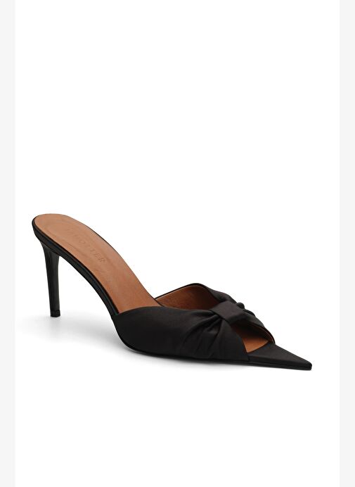 Sydney Saten 8 Cm Topuklu Terlik - Görsel 4