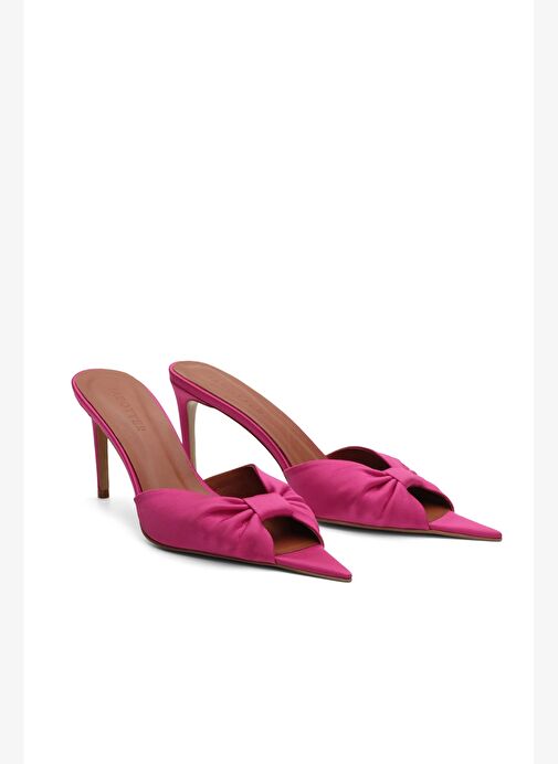 Sydney Saten 8 Cm Topuklu Terlik - Görsel 3