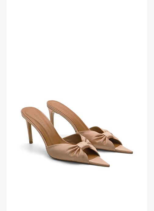 Sydney Saten 8 Cm Topuklu Terlik - Görsel 3