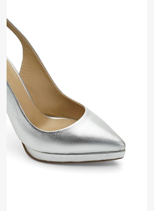Tanya Deri 12 Cm Platform Topuklu Ayakkabı - Görsel 4