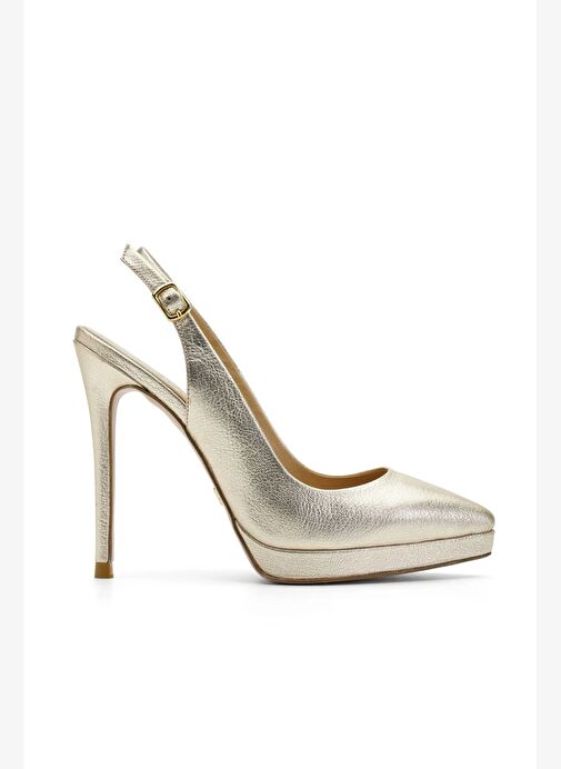 Tanya Deri 12 Cm Platform Topuklu Ayakkabı - Görsel 2