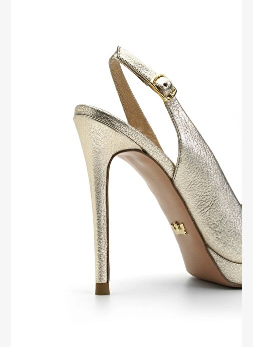 Tanya Deri 12 Cm Platform Topuklu Ayakkabı - Görsel 5