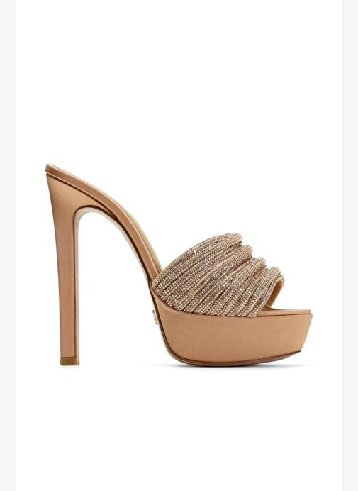 Tracy Saten 14 Cm Topuklu Terlik - Görsel 2