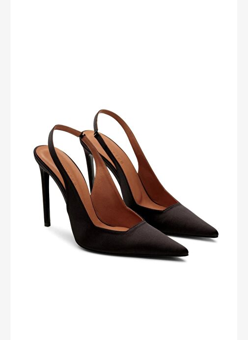 Vıenna Saten 10 Cm Stiletto - Görsel 3