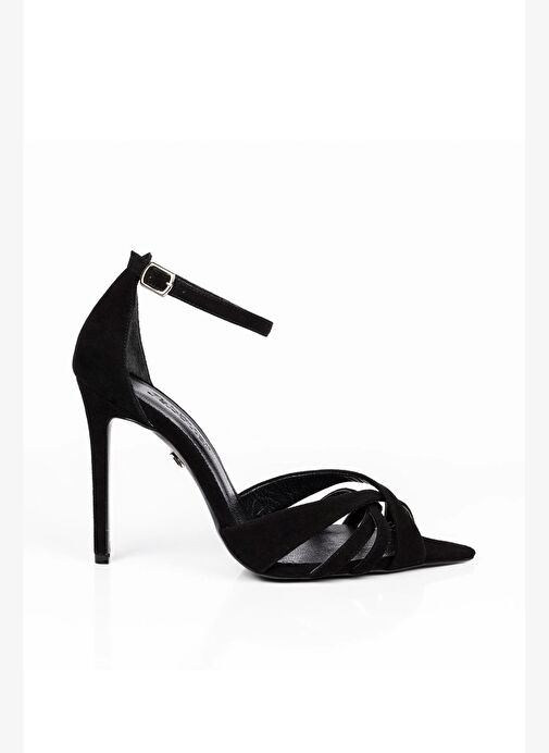 Violine Süet 10 Cm Topuklu Ayakkabı - Görsel 2