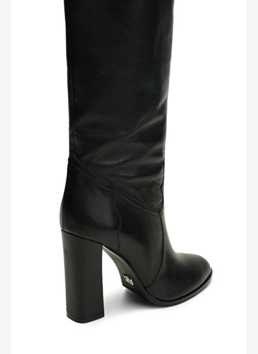 Westy Deri 10 Cm Topuklu Çizme - Görsel 4