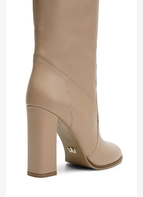 Westy Deri 10 Cm Topuklu Çizme - Görsel 5