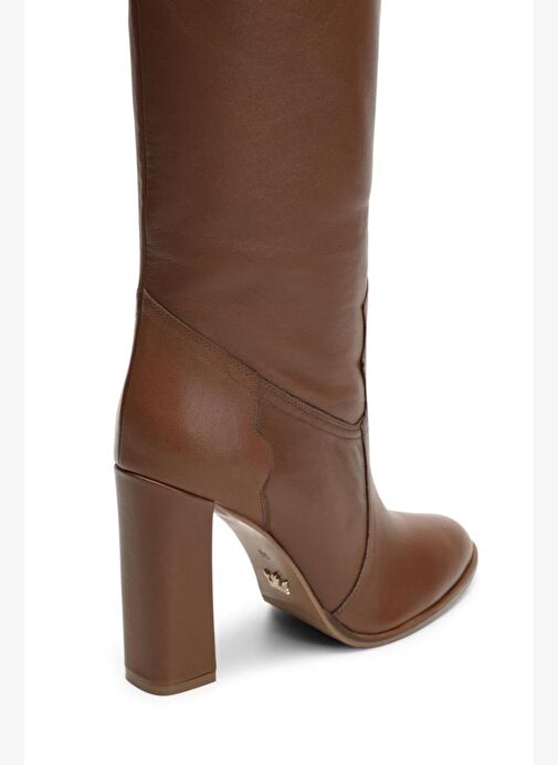 Westy Deri 10 Cm Topuklu Çizme - Görsel 8