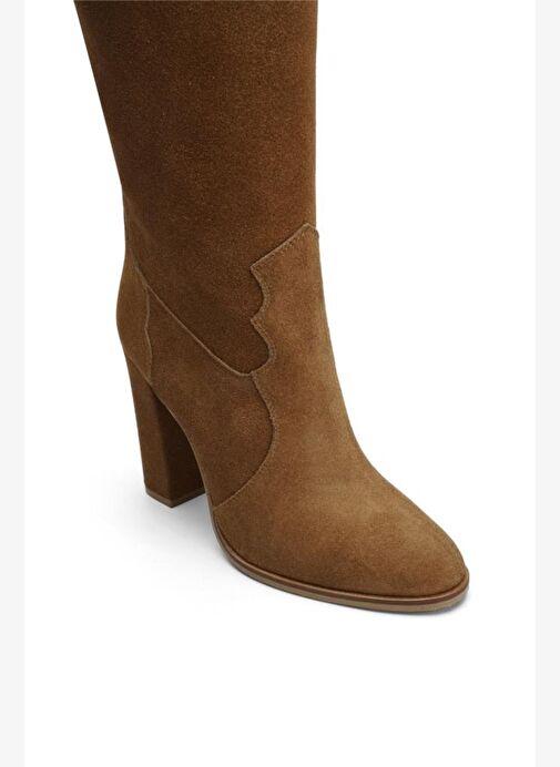 Westy Süet 10 Cm Topuklu Çizme - Görsel 4