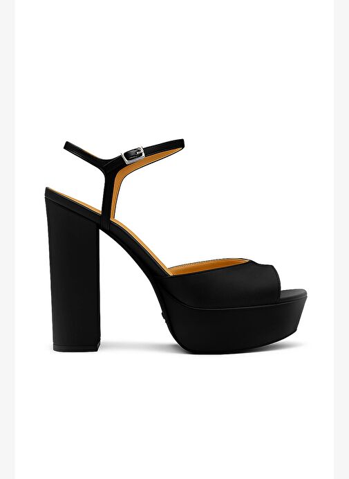 Vera Saten 12 Cm Platform Topuklu Ayakkabı - Görsel 2