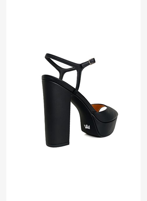 Vera Deri 12 Cm Platform Topuklu Ayakkabı - Görsel 3