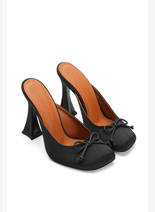 Doha Saten 10 Cm Topuklu Terlik - Görsel 3