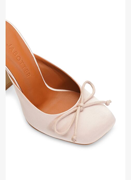 Doha Saten 10 Cm Topuklu Terlik - Görsel 4