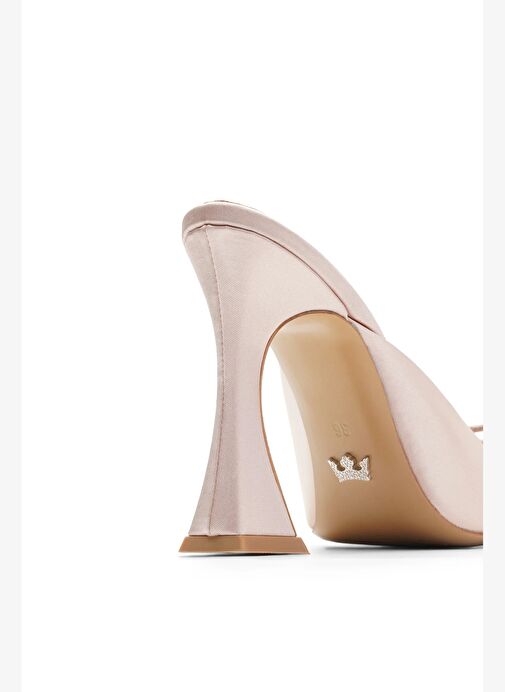 Doha Saten 10 Cm Topuklu Terlik - Görsel 5