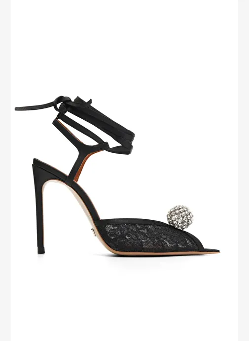 Celestina Saten 10 Cm Topuklu Ayakkabı - Görsel 2