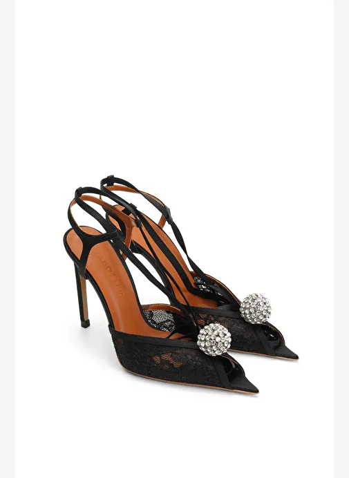 Celestina Saten 10 Cm Topuklu Ayakkabı - Görsel 3