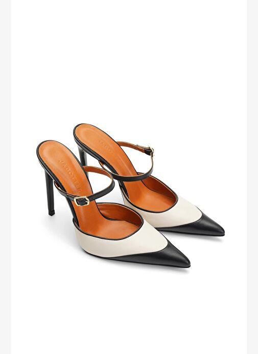 Marcella Deri 10 Cm Topuklu Terlik - Görsel 3